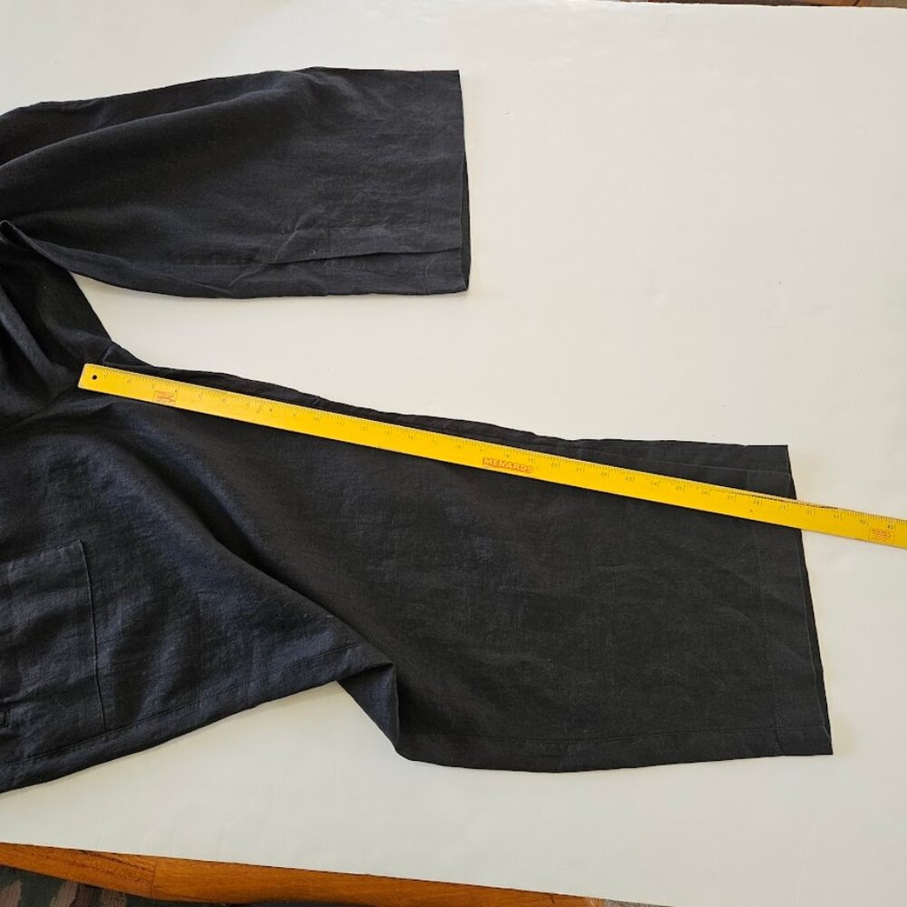 NWT Athleta Retreat Linen High Rise Wide Leg Pant Black 2X - Picture 12 of 12